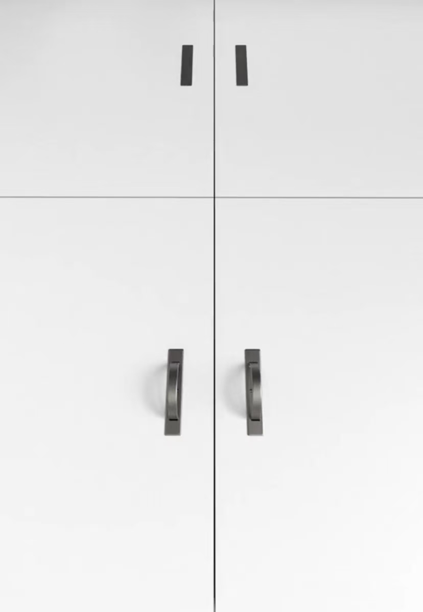 ZHIMAX Customizable Flush Pull Handles (3 Base Sizes): Perfect Fit for Custom Kitchen & Bathroom Furniture