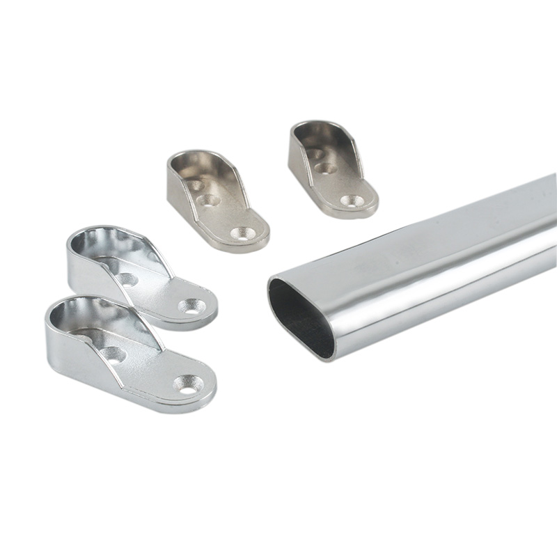 16mm U-shaped clothes rail bracket