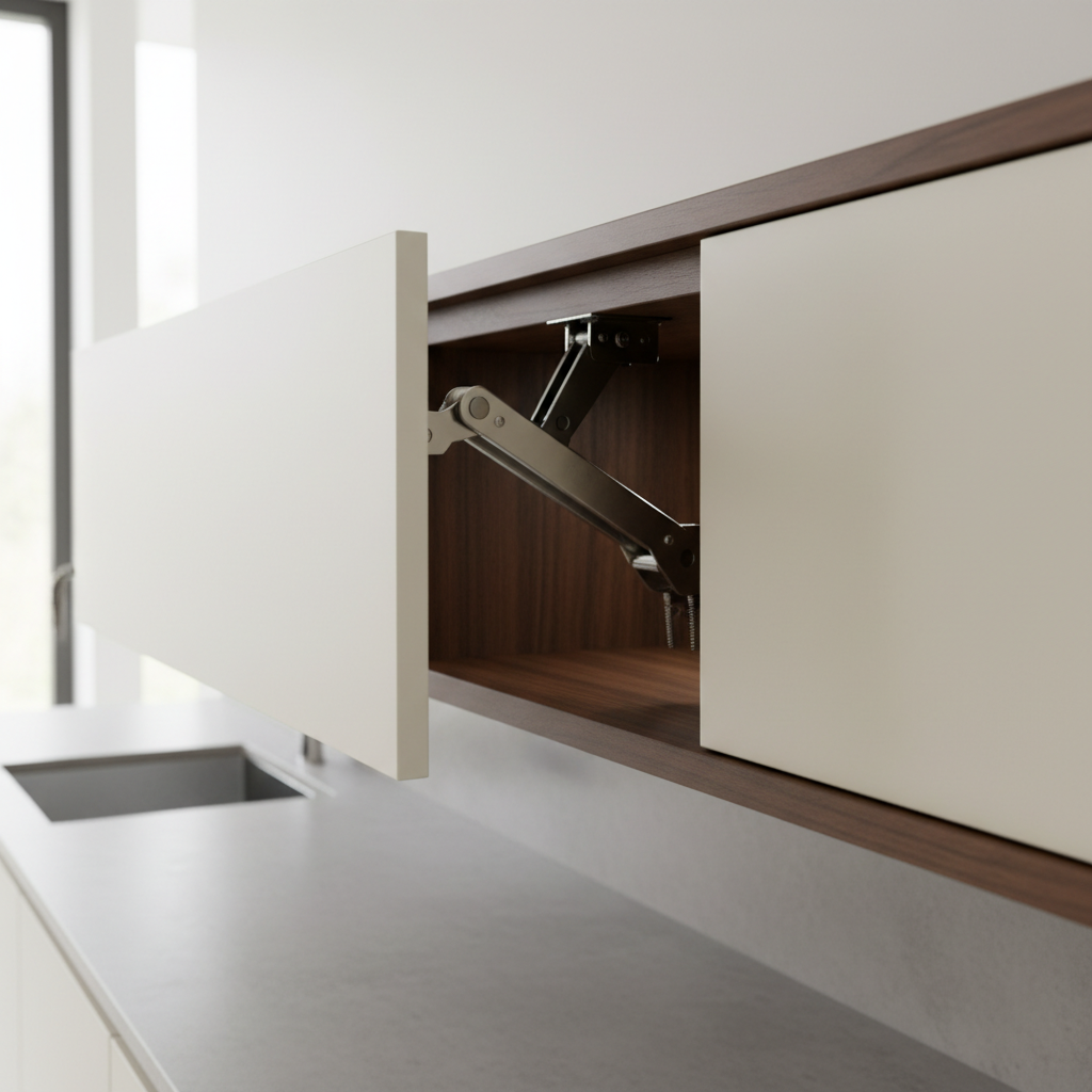 Heavy Duty Hidden Hinge For Kitchen Cabinets And Lift-Up Cabinet Doors