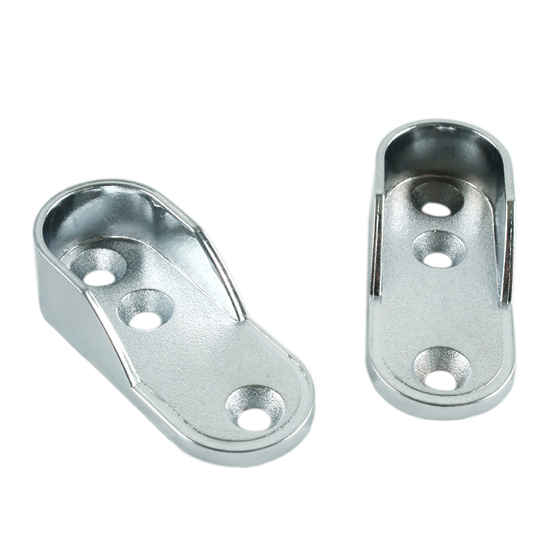 16mm U-shaped clothes rail bracket