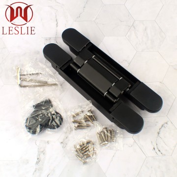 Heavy duty zinc alloy 3D hidden door hinge