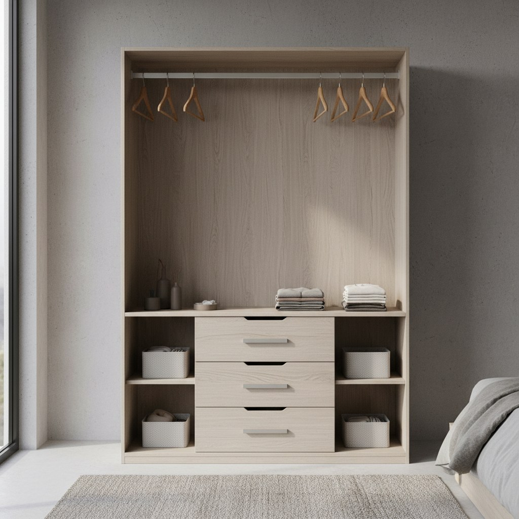 Oval Closet Rod For Storage Furniture