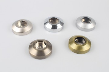 YT-2508 Antique Bronze Closet Rod Bracket: Elegant & Adjustable Wardrobe Support